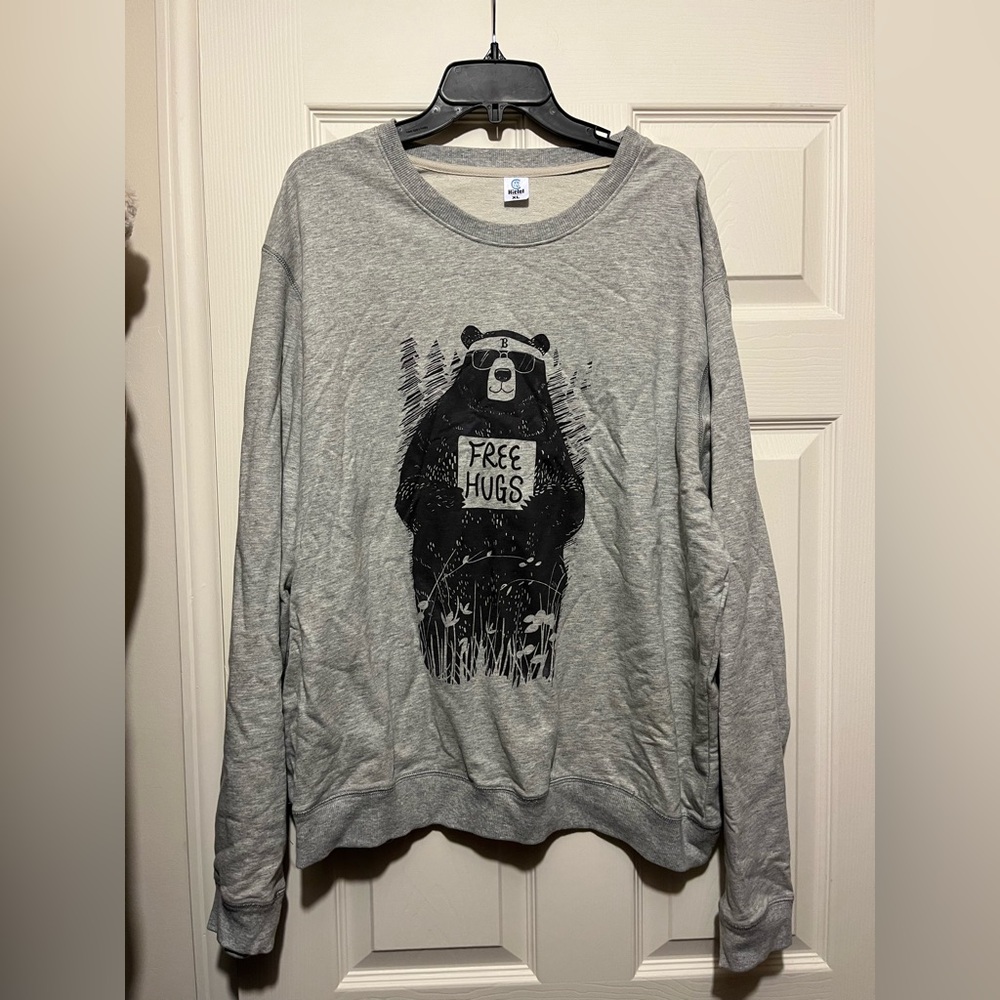 HiClol Free Bear Hugs Long Sleeve Shirt - Size XL